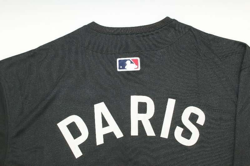 AAA(Thailand) Paris St German 25/26 Black Baseball Jersey