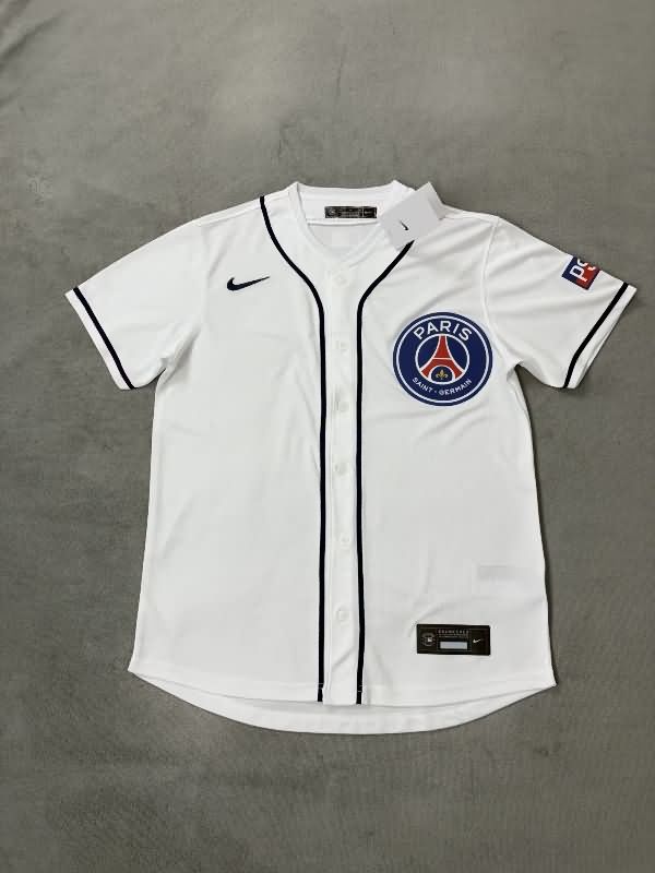AAA(Thailand) Paris St German 25/26 White Baseball Jersey
