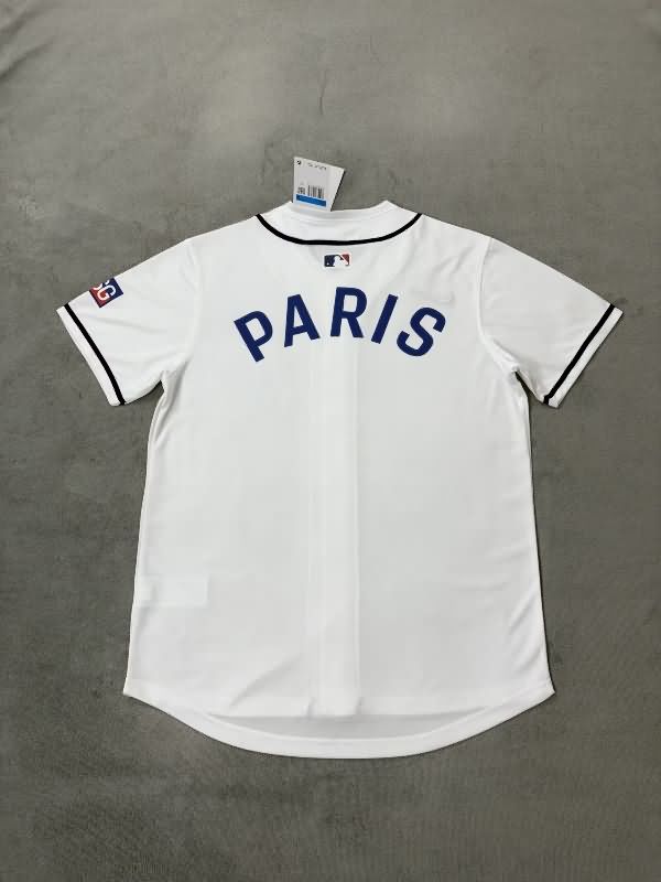 AAA(Thailand) Paris St German 25/26 White Baseball Jersey