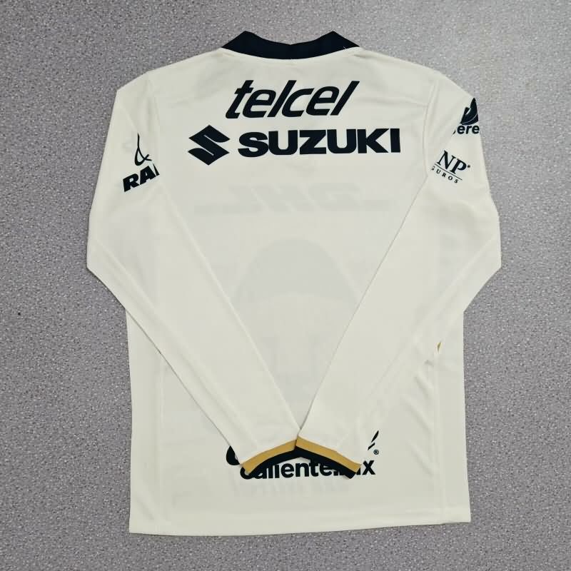 AAA(Thailand) Pumas UNAM 25/26 Home Long Sleeve Soccer Jersey