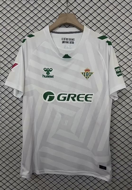 AAA(Thailand) Real Betis 25/26 Goalkeeper White Soccer Jersey