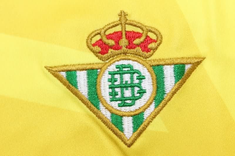 AAA(Thailand) Real Betis 25/26 Goalkeeper Yellow Soccer Jersey