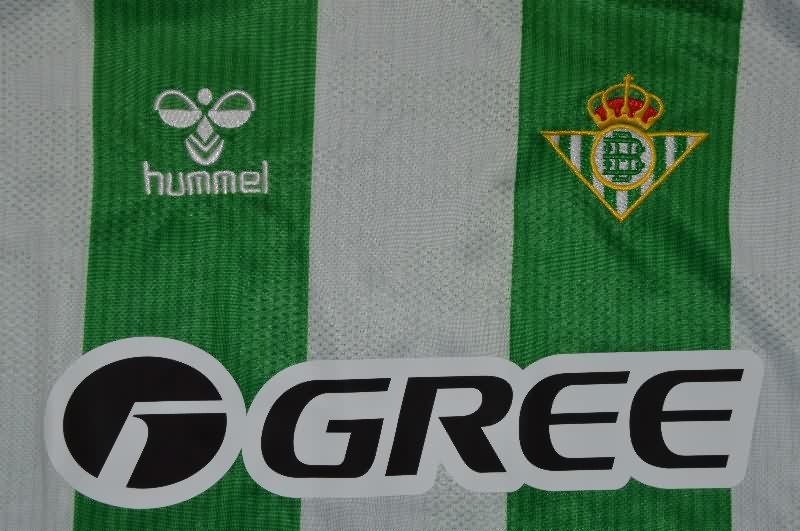 AAA(Thailand) Real Betis 25/26 Home Long Sleeve Soccer Jersey