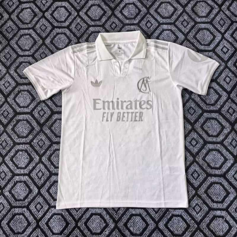 AAA(Thailand) Real Madrid 25/26 125th Anniversary Soccer Jersey AAA(Thailand) Real Madrid 25/26 125th Anniversary Soccer Jersey