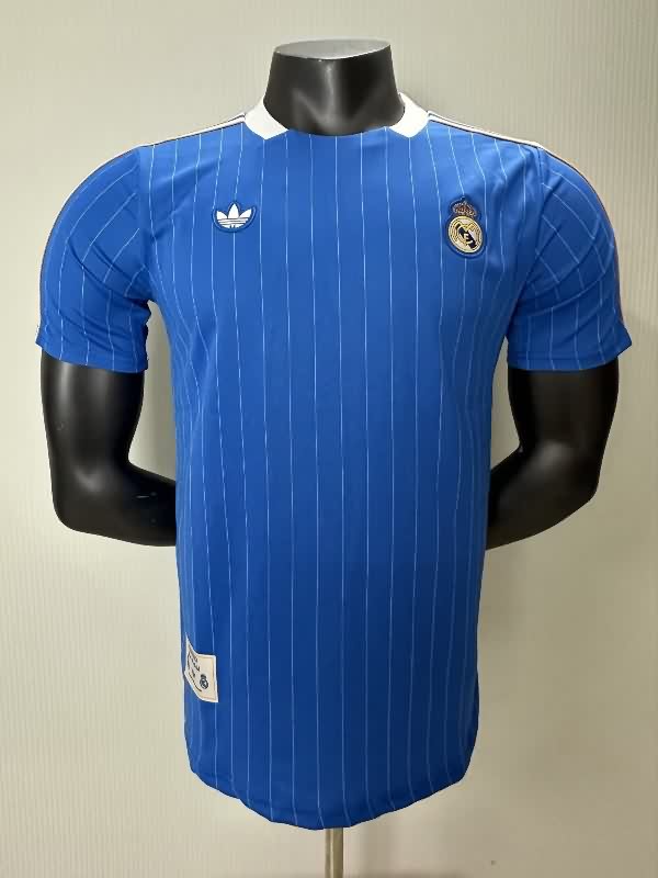 AAA(Thailand) Real Madrid 25/26 Blue Soccer Jersey