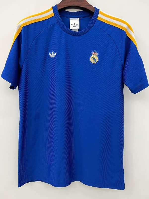 AAA(Thailand) Real Madrid 25/26 Blue Soccer Jersey 02 AAA(Thailand) Real Madrid 25/26 Blue Soccer Jersey 02