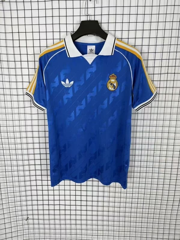 AAA(Thailand) Real Madrid 25/26 Blue Soccer Jersey 03