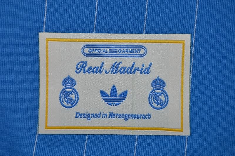 AAA(Thailand) Real Madrid 25/26 Blue Long Sleeve Soccer Jersey
