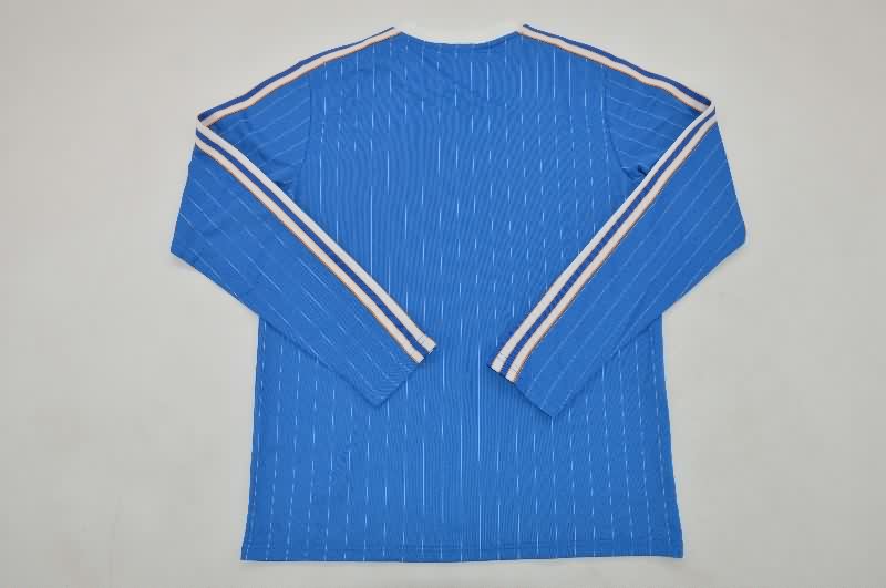 AAA(Thailand) Real Madrid 25/26 Blue Long Sleeve Soccer Jersey