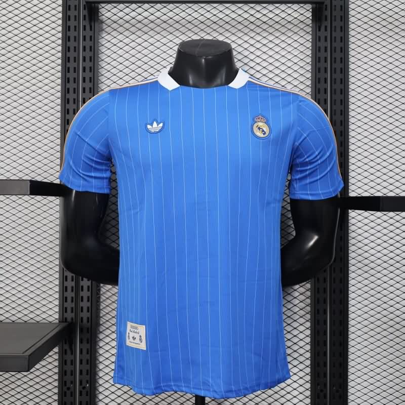 AAA(Thailand) Real Madrid 25/26 Blue Soccer Jersey (Player)