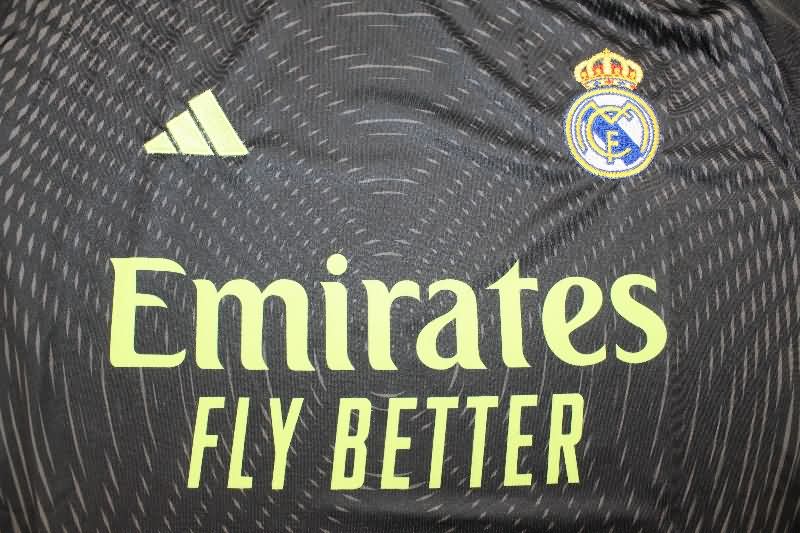 AAA(Thailand) Real Madrid 25/26 Goalkeeper Black Soccer Jersey