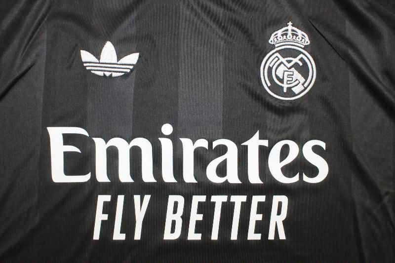 AAA(Thailand) Real Madrid 25/26 Goalkeeper Black Soccer Jersey 02