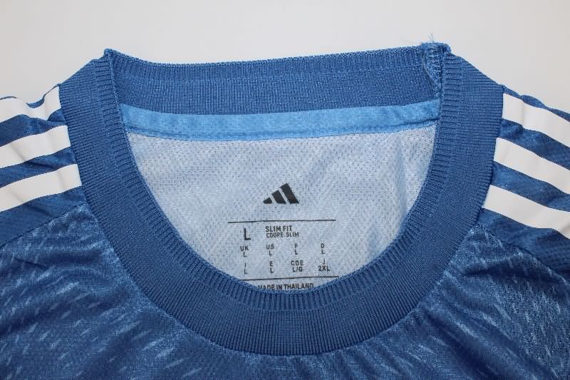 AAA(Thailand) Real Madrid 25/26 Goalkeeper Blue Soccer Jersey (Player)