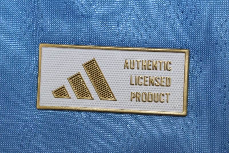 AAA(Thailand) Real Madrid 25/26 Goalkeeper Blue Soccer Jersey (Player)
