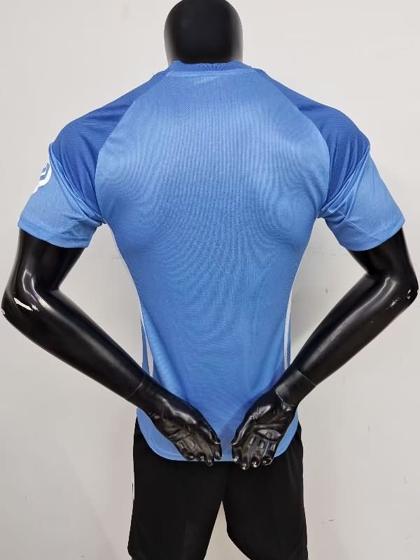 AAA(Thailand) Real Madrid 25/26 Goalkeeper Blue Soccer Jersey (Player) Leaked