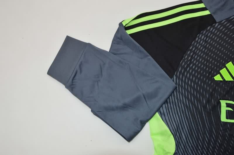 AAA(Thailand) Real Madrid 25/26 Goalkeeper Black Long Sleeve Soccer Jersey