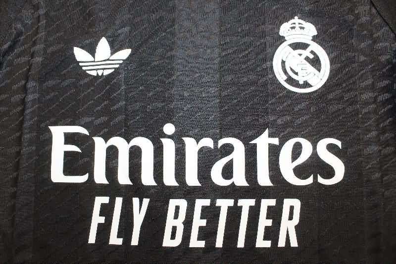 AAA(Thailand) Real Madrid 25/26 Goalkeeper Black Soccer Jersey (Player)