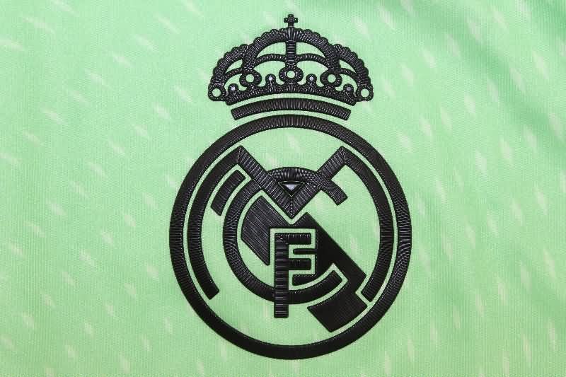 AAA(Thailand) Real Madrid 25/26 Goalkeeper Green Soccer Jersey