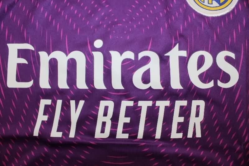 AAA(Thailand) Real Madrid 25/26 Goalkeeper Purple Soccer Jersey