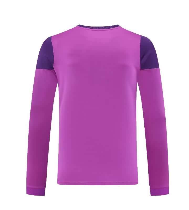 AAA(Thailand) Real Madrid 25/26 Goalkeeper Purple Long Sleeve Soccer Jersey