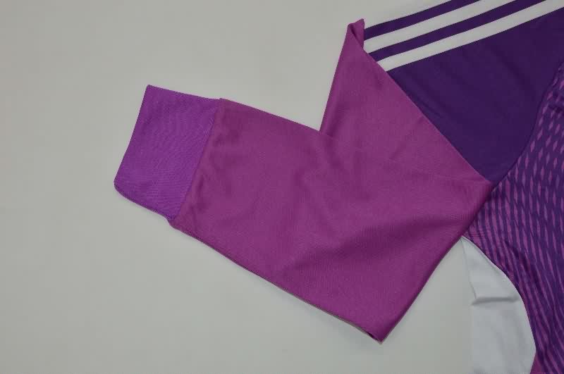 AAA(Thailand) Real Madrid 25/26 Goalkeeper Purple Long Sleeve Soccer Jersey