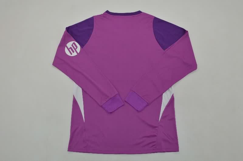 AAA(Thailand) Real Madrid 25/26 Goalkeeper Purple Long Sleeve Soccer Jersey