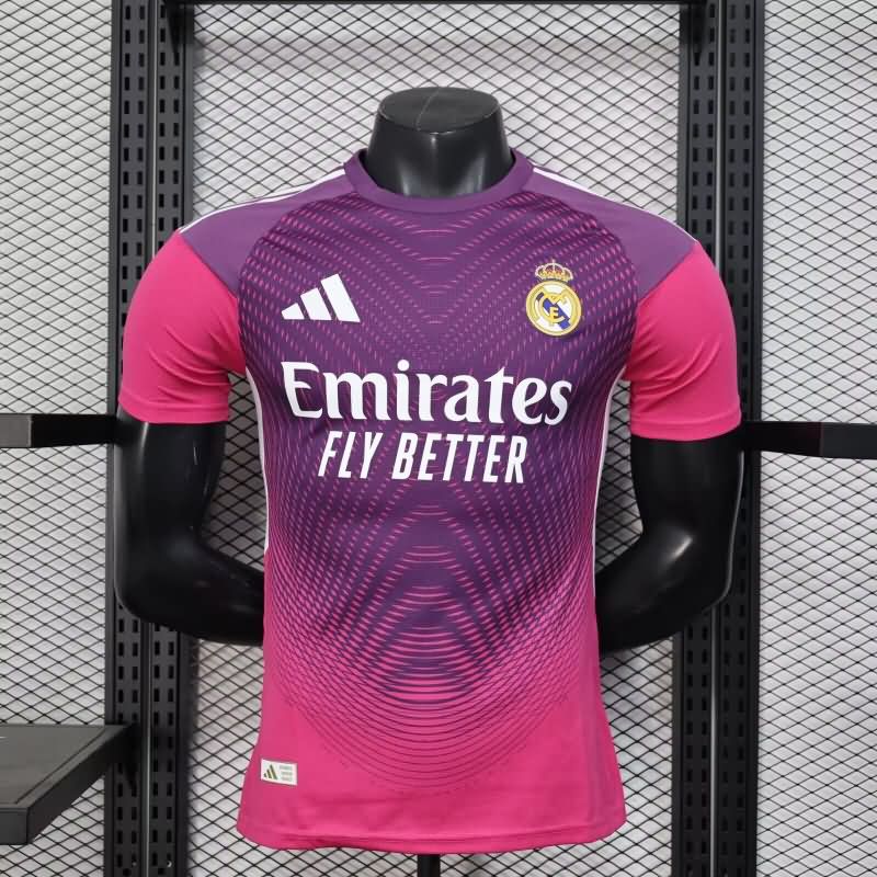 AAA(Thailand) Real Madrid 25/26 Goalkeeper Purple Soccer Jersey (Player)