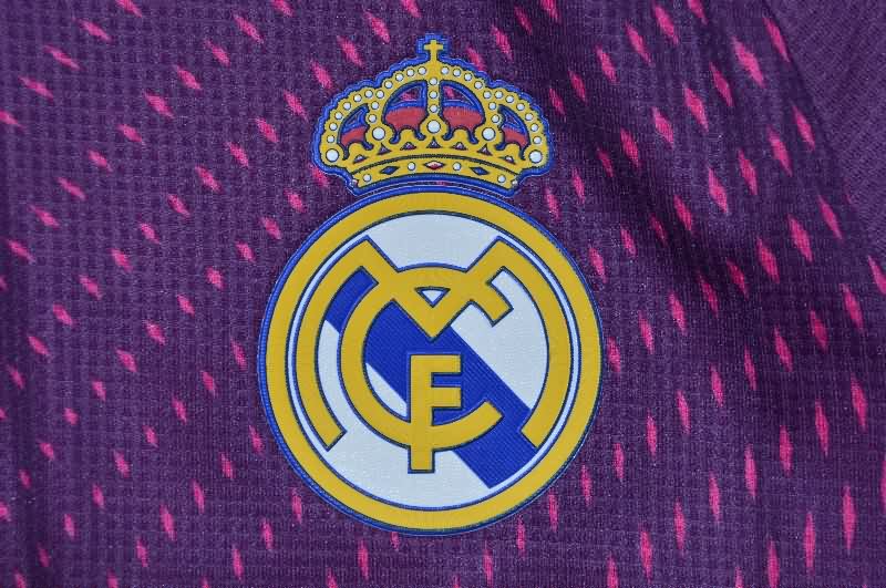 AAA(Thailand) Real Madrid 25/26 Goalkeeper Purple Soccer Jersey (Player)