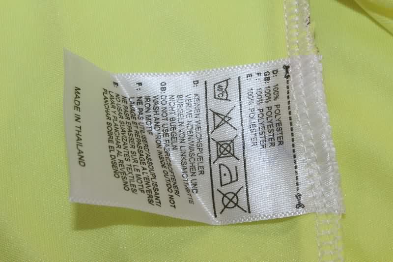 AAA(Thailand) Real Madrid 25/26 Goalkeeper Yellow Soccer Jersey