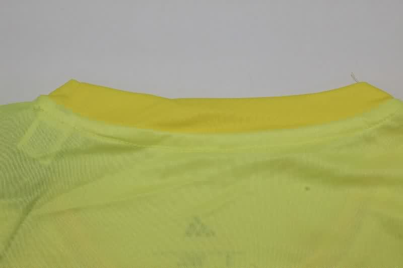 AAA(Thailand) Real Madrid 25/26 Goalkeeper Yellow Soccer Jersey
