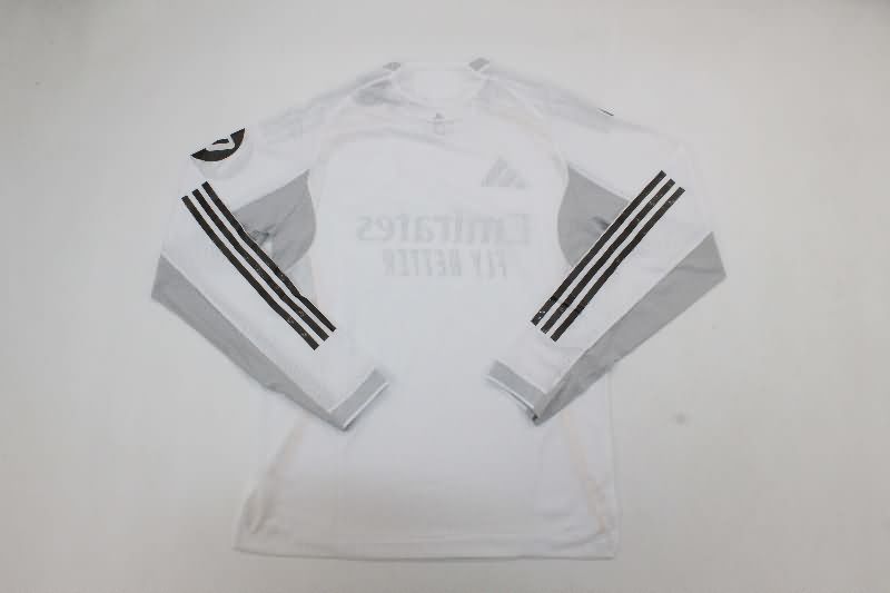 AAA(Thailand) Real Madrid 25/26 Home Long Sleeve Soccer Jersey (Player)
