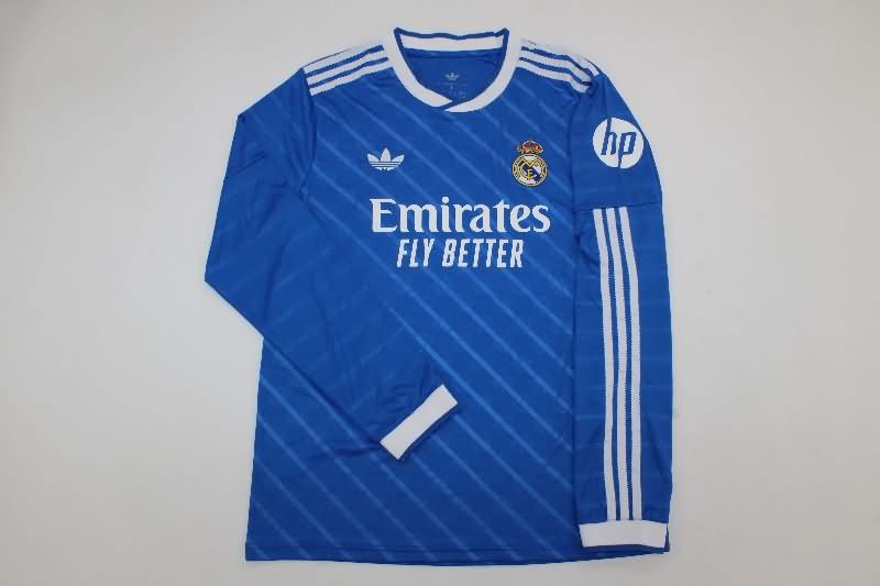 AAA(Thailand) Real Madrid 25/26 Third Long Sleeve Soccer Jersey