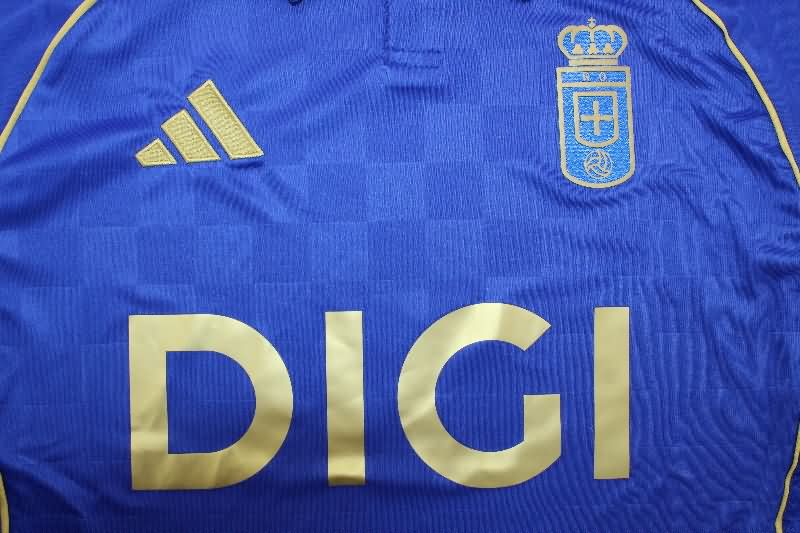 AAA(Thailand) Real Oviedo 25/26 Home Soccer Jersey