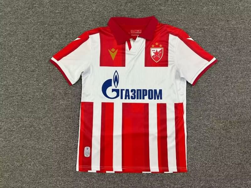 AAA(Thailand) Red Star Belgrade 25/26 Home Soccer Jersey