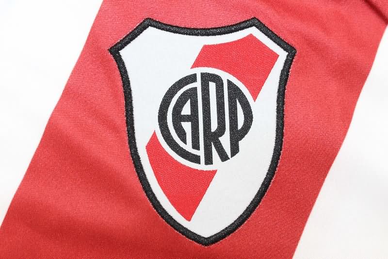 AAA(Thailand) River Plate 2025 Home Long Sleeve Soccer Jersey