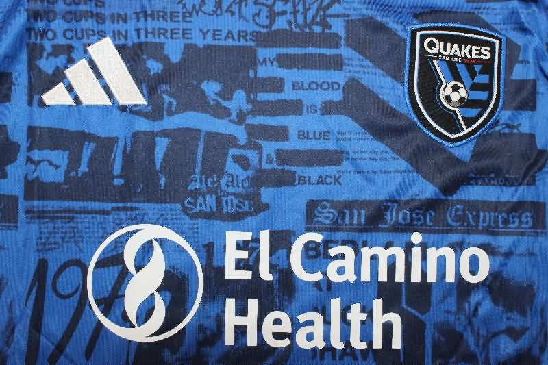 AAA(Thailand) San Jose Earthquakes 2025 Home Soccer Jersey