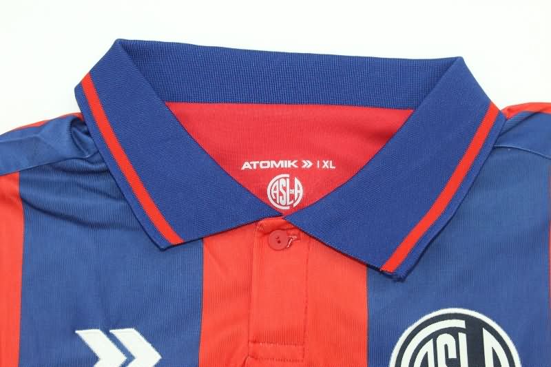 AAA(Thailand) San Lorenzo 2025 Home Soccer Jersey