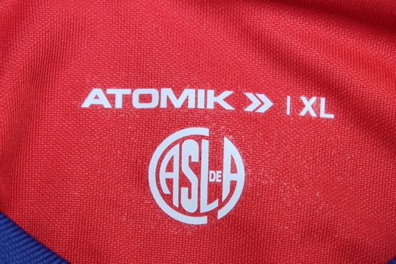 AAA(Thailand) San Lorenzo 2025 Home Soccer Jersey
