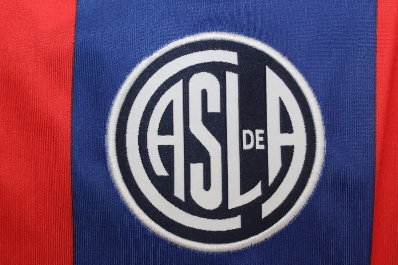 AAA(Thailand) San Lorenzo 2025 Home Soccer Jersey