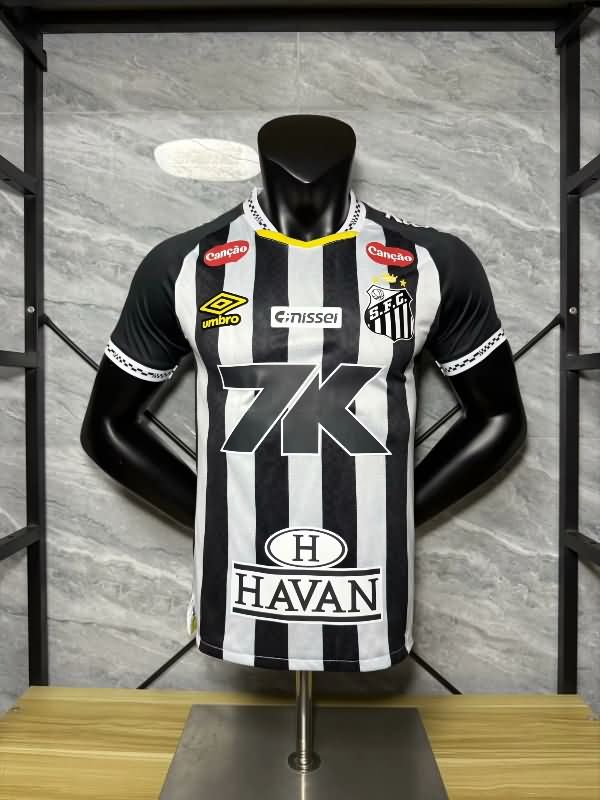AAA(Thailand) Santos 2025 Away Soccer Jersey With Sponsor (Player)