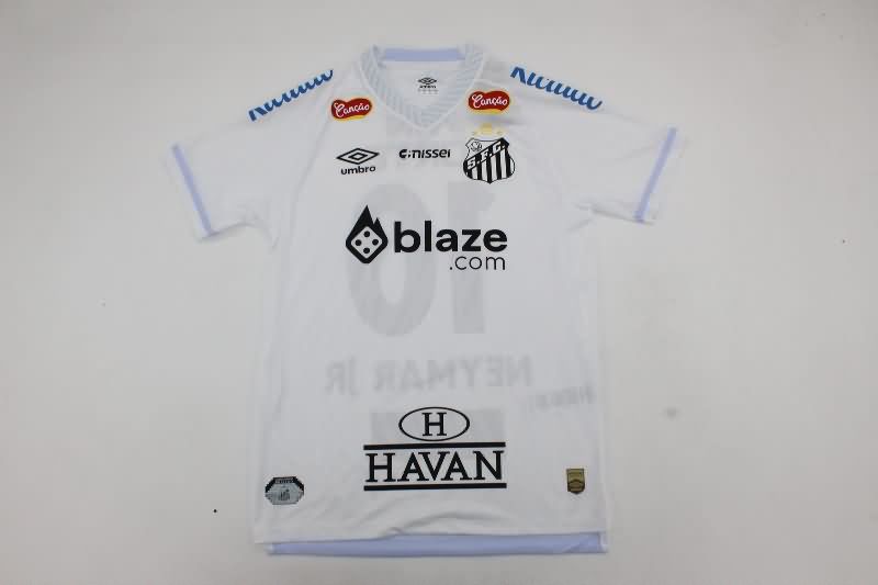 AAA(Thailand) Santos 2025 Home Soccer Jersey With Sponsor
