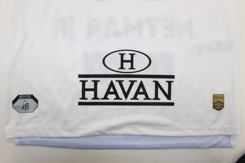 AAA(Thailand) Santos 2025 Home Soccer Jersey With Sponsor