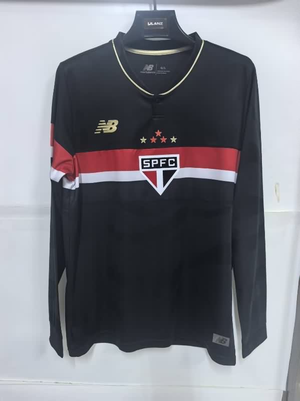 AAA(Thailand) Sao Paulo 2025 Third Long Sleeve Soccer Jersey  AAA(Thailand) Sao Paulo 2025 Third Long Sleeve Soccer Jersey