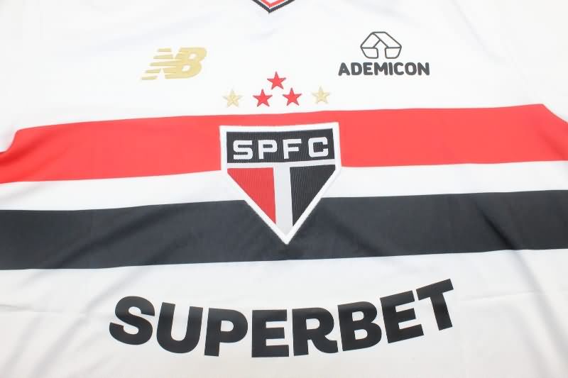 AAA(Thailand) Sao Paulo 2025 Home Soccer Jersey