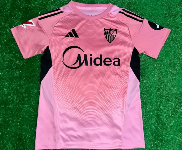 AAA(Thailand) Sevilla 25/26 Goalkeeper Pink Soccer Jersey