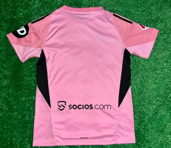 AAA(Thailand) Sevilla 25/26 Goalkeeper Pink Soccer Jersey