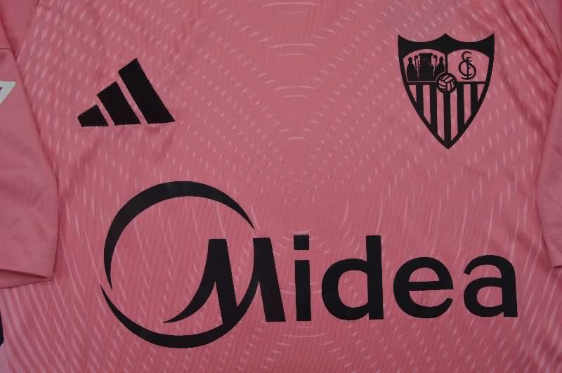 AAA(Thailand) Sevilla 25/26 Goalkeeper Pink Soccer Jersey