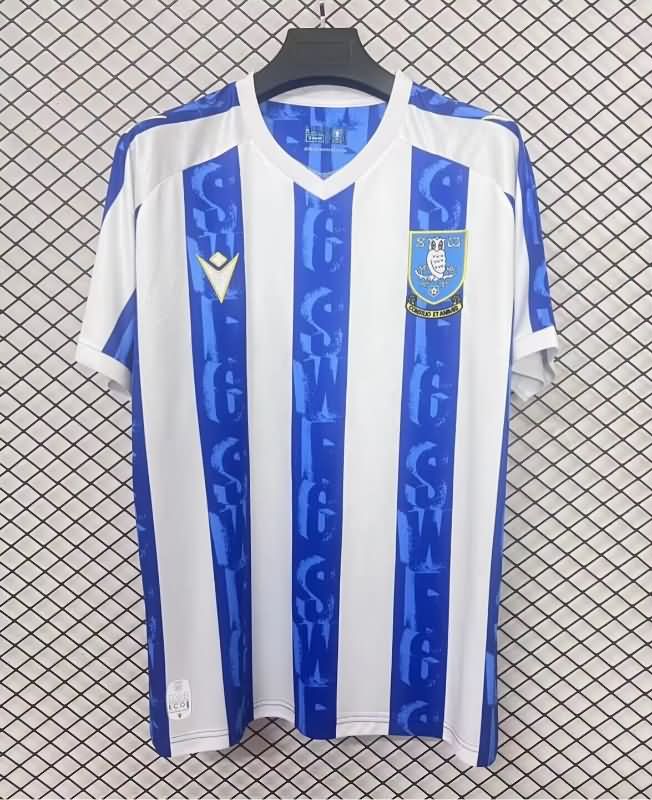AAA(Thailand) Sheffield Wednesday 25/26 Home Soccer Jersey
