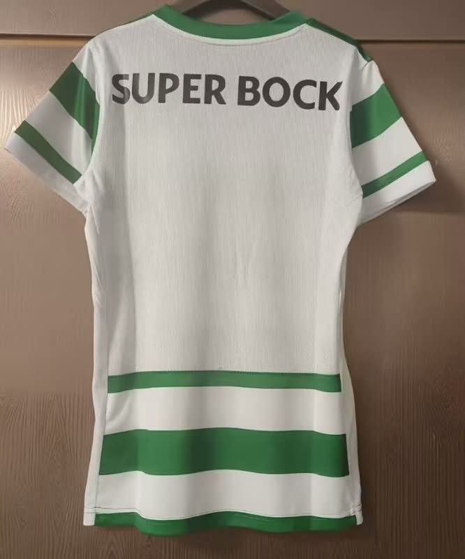AAA(Thailand) Sporting Lisbon 25/26 Home Women Soccer Jersey