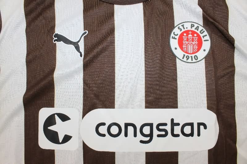 AAA(Thailand) St Pauli 25/26 Home Soccer Jersey